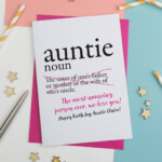 Wonderful Aunt Birthday Buttoned Up Greeting Card Button Embellished