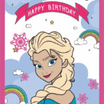 10 Best Disney Frozen Printable Birthday Cards PDF For Free At Printablee