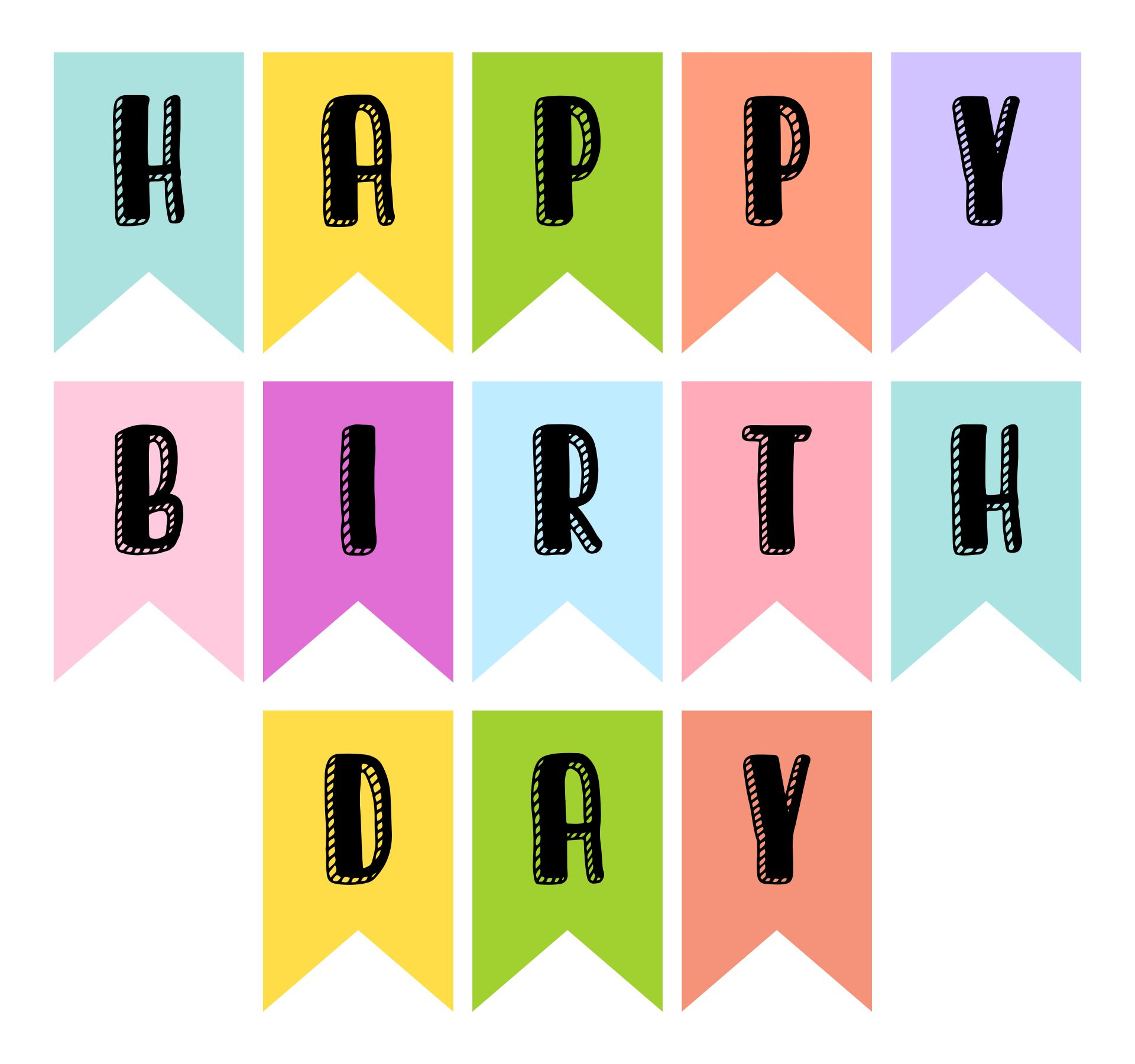 10 Best DIY Birthday Banner Printable Template PDF For Free At Printablee