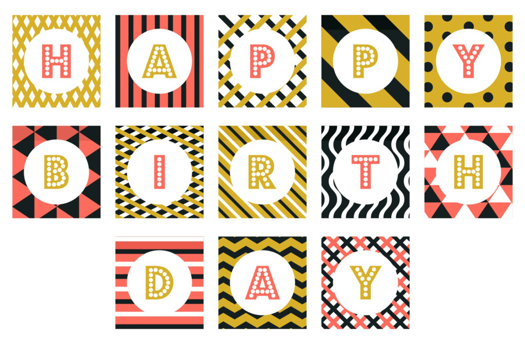 10 Best Happy Birthday Banner Printable PDF For Free At Printablee