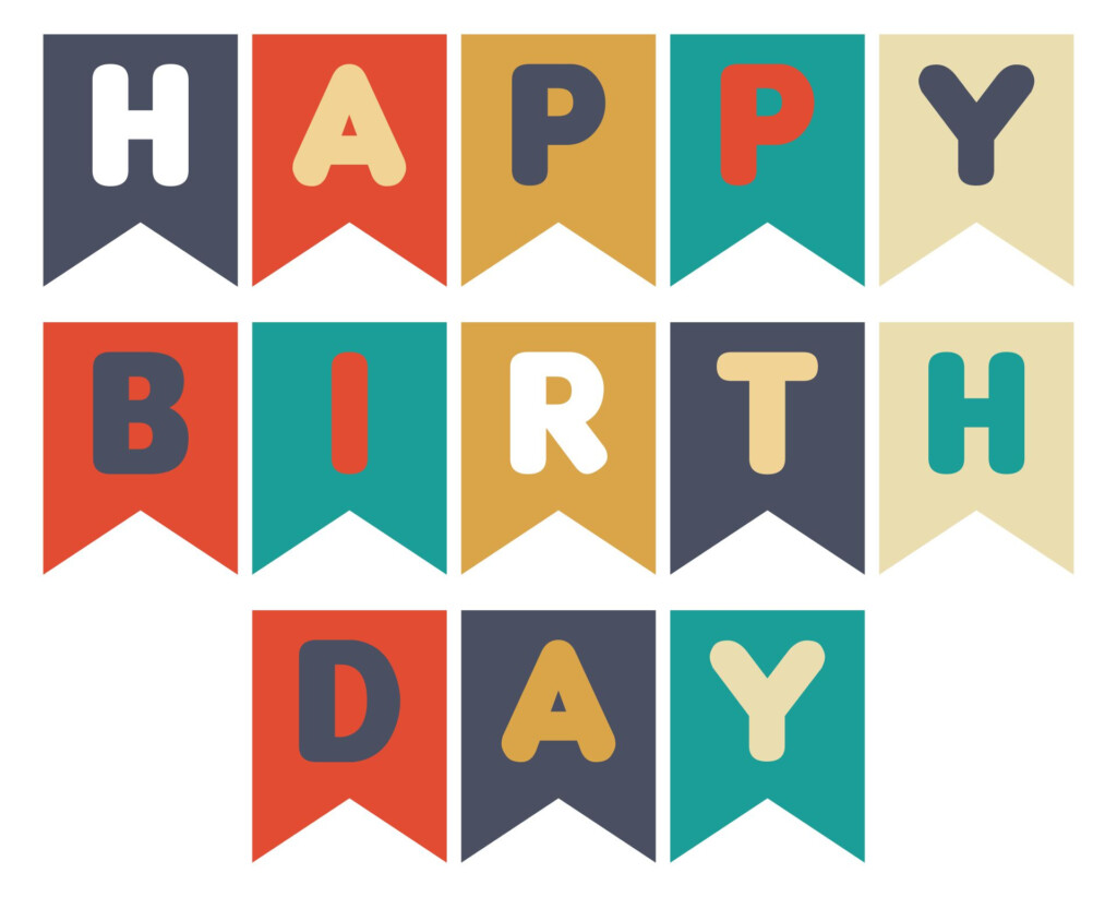 10 Best Happy Birthday Printable Banners Signs PDF For Free At Printablee