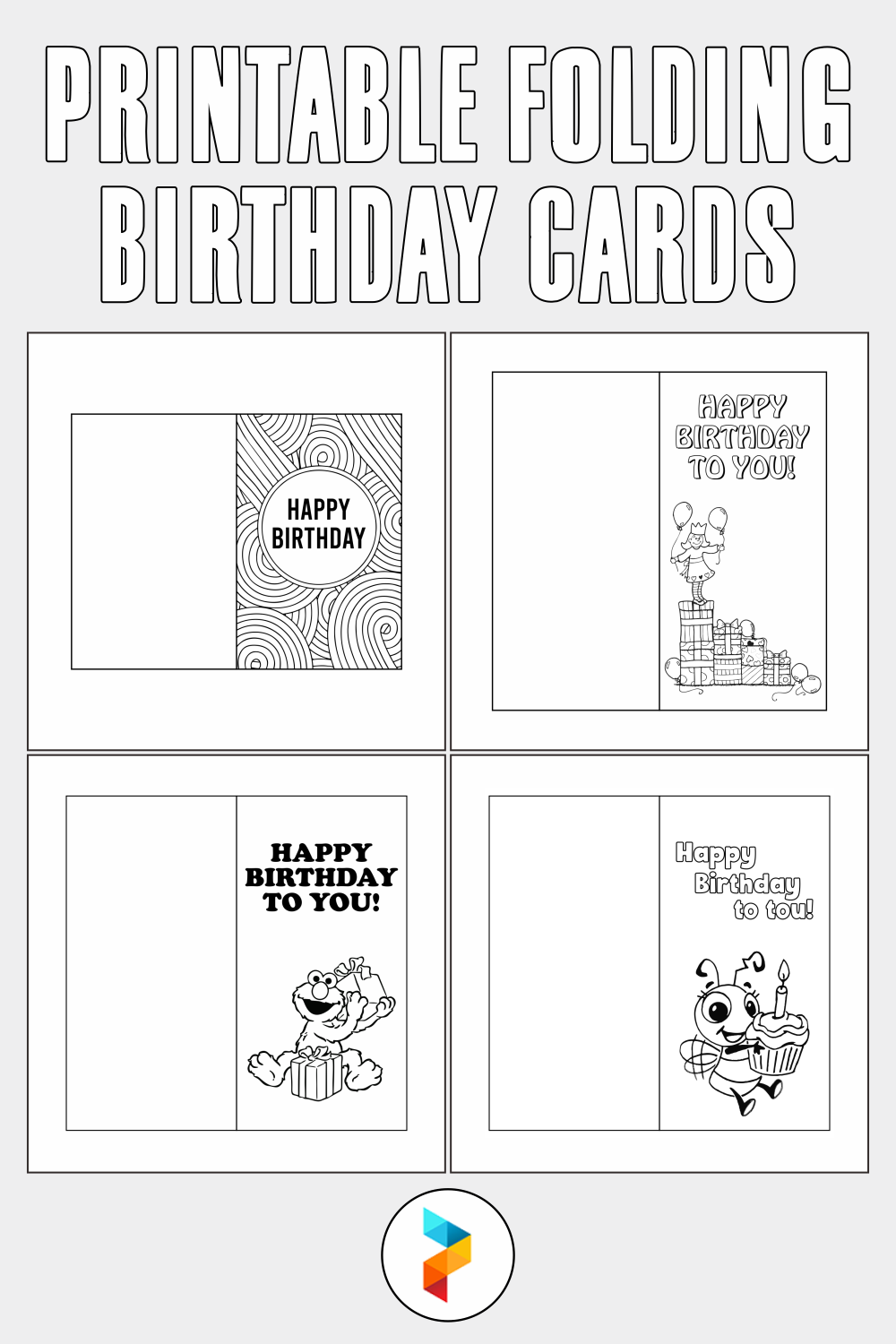 10 Best Printable Folding Birthday Cards PDF For Free At Printablee