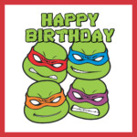 10 Best TMNT Printable Birthday Cards Birthday PDF For Free At Printablee