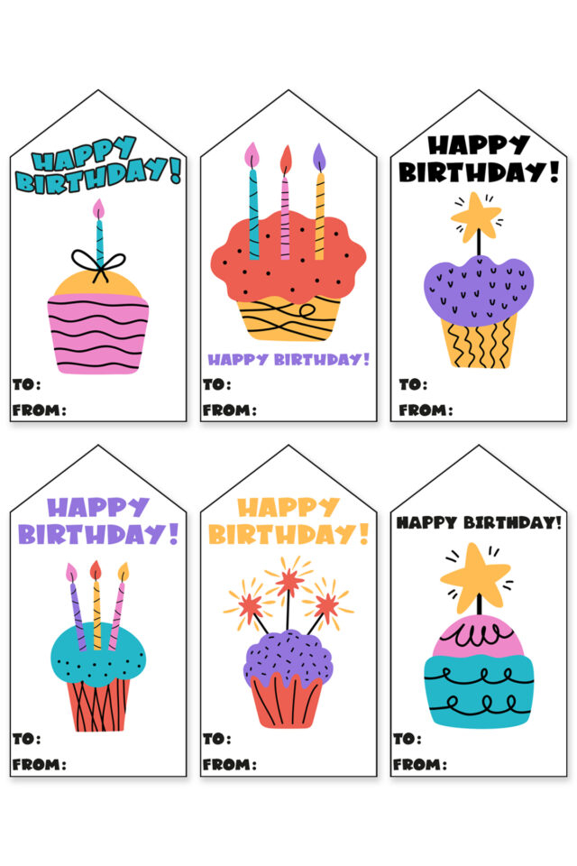 102 Free Printable Birthday Tags All In One Download