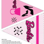 17 Best Barbie Banners Images Printable Banner Barbie Barbie Theme