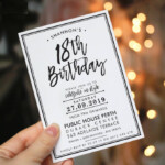 18th Birthday Invitation 19 Examples Format Pdf Examples