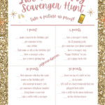 21st Birthday Scavenger Hunt 21st Birthday Game Printable Etsy