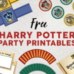 30 Free Harry Potter Printables Crafts Party Decor Games And More