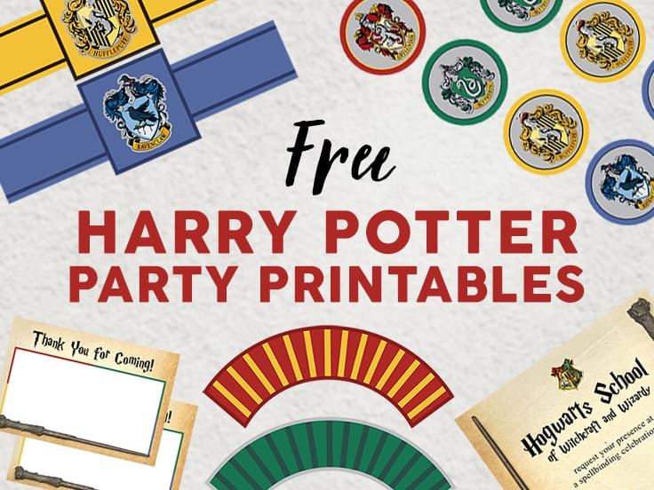 30 Free Harry Potter Printables Crafts Party Decor Games And More 