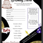 30th Birthday Games Printable Free Printable Word Searches