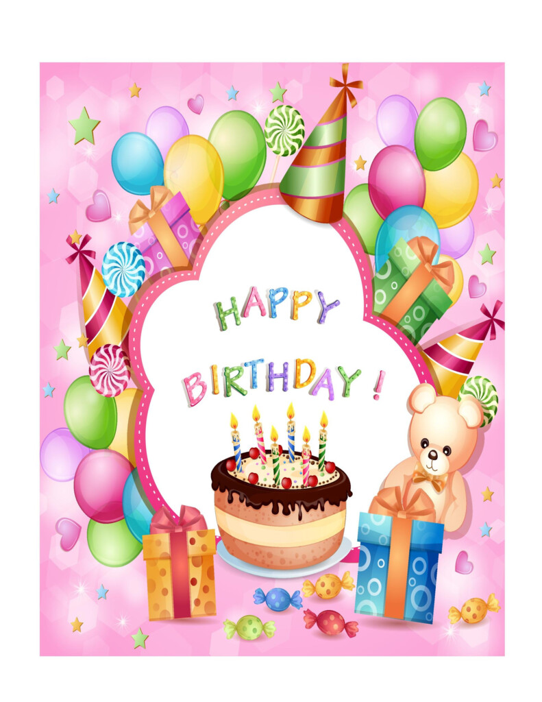 40 FREE Birthday Card Templates TemplateLab