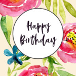 40 Free Birthday Card Templates Templatelab Free Printable Happy