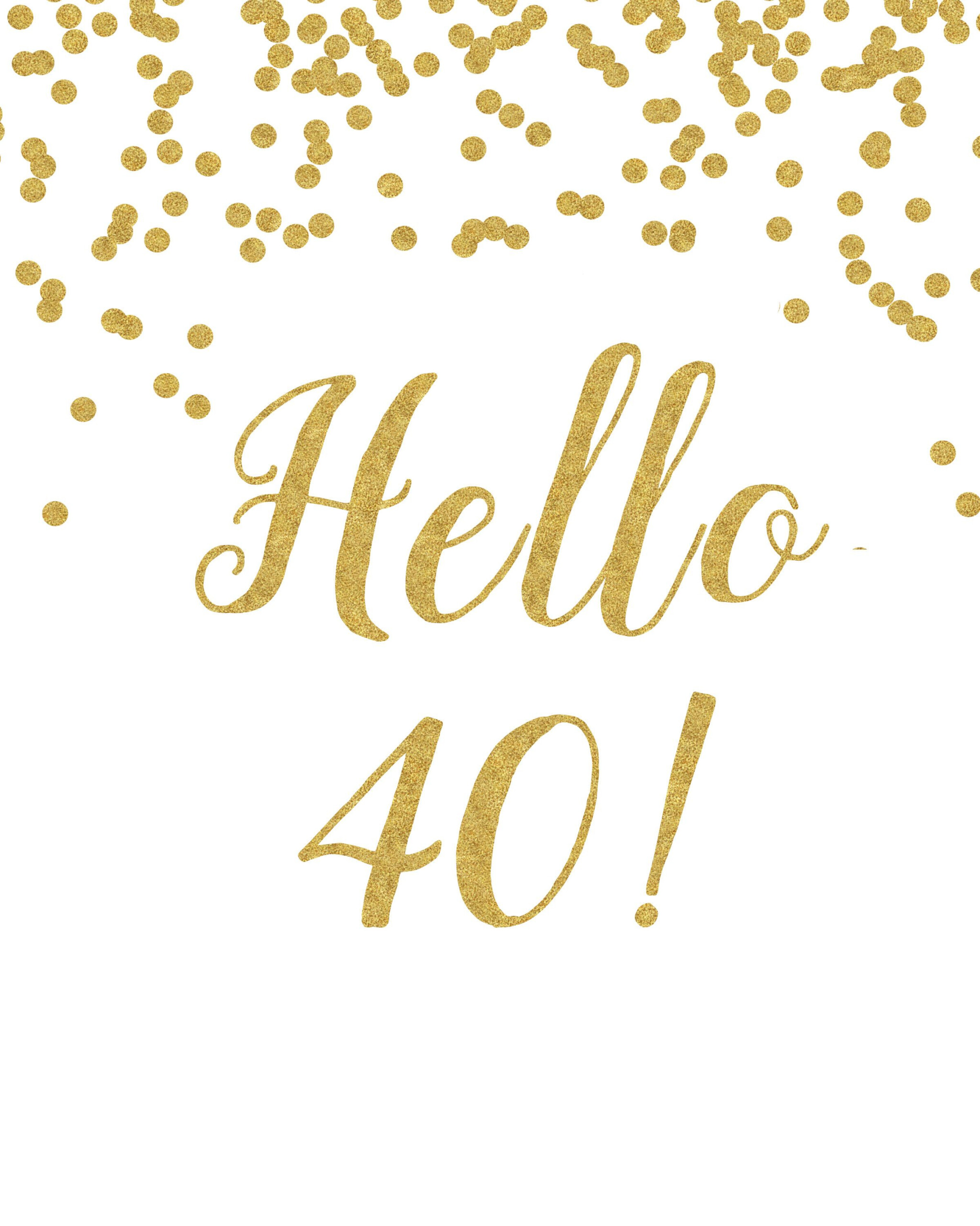 40th Birthday Printables Printable Word Searches