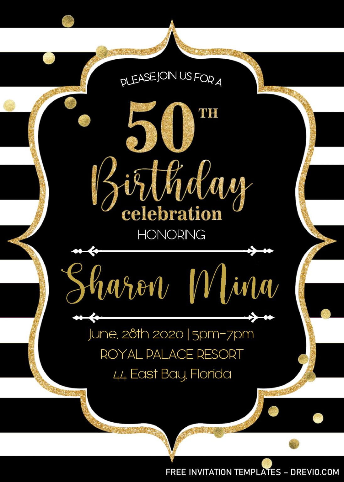 50th Birthday Printables Free Printable Templates