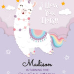 8 Adorable Llama Birthday Invitation Templates Download Hundreds