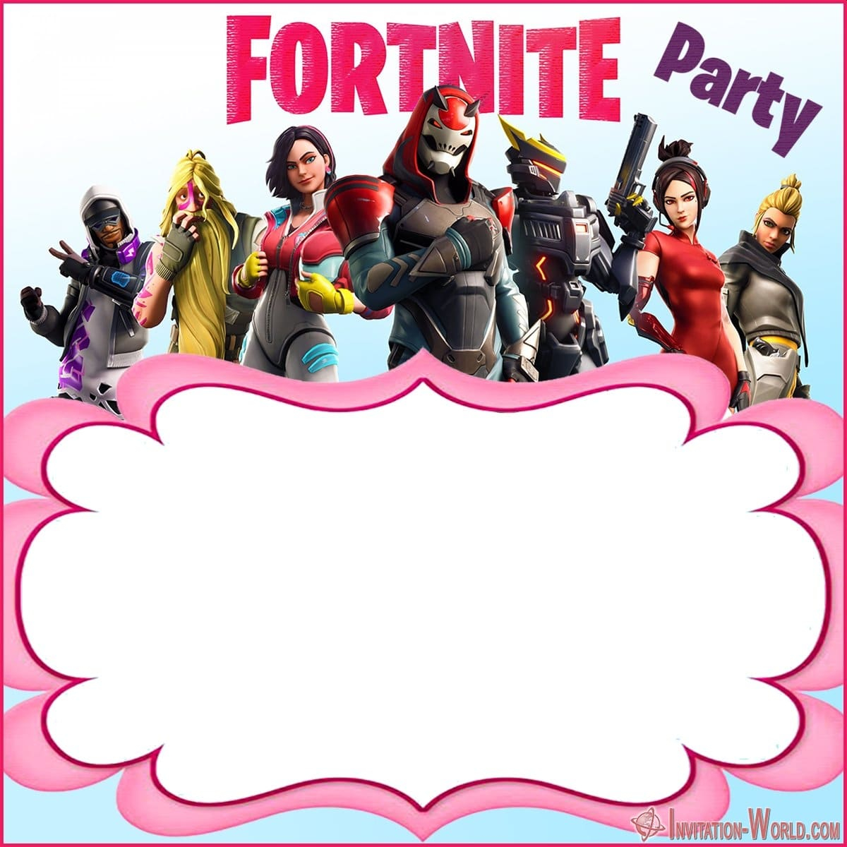 8 Fortnite Invitation Templates For Epic Party Invitation World