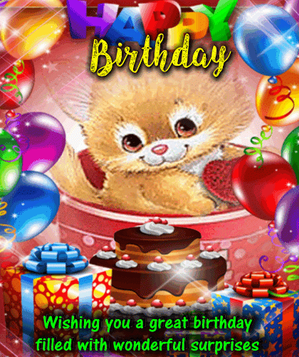 A Cute Birthday Ecard Free Happy Birthday ECards Greeting Cards 123 