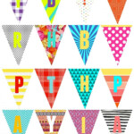 Birthday Banner Printables A Girl And A Glue Gun