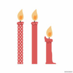 Birthday Candle Template Printable Gridgit