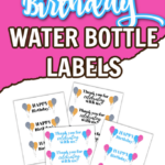 Birthday Water Bottle Labels Free Printables Add A Little Adventure