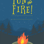 Bonfire Party Invitations Free Printable