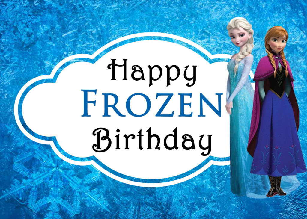 Celebrating Sisters With Disney 39 s Frozen Free Printable Birthday Card 