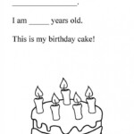 Color The Happy Birthday Cake Worksheets 99Worksheets