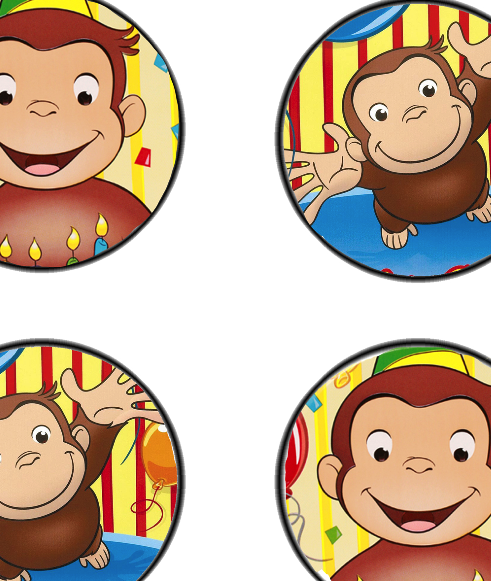 Daisy Celebrates Curious George Birthday Party Free Printables 