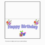 Design Your Own Free Printable Birthday Cards Printable Templates