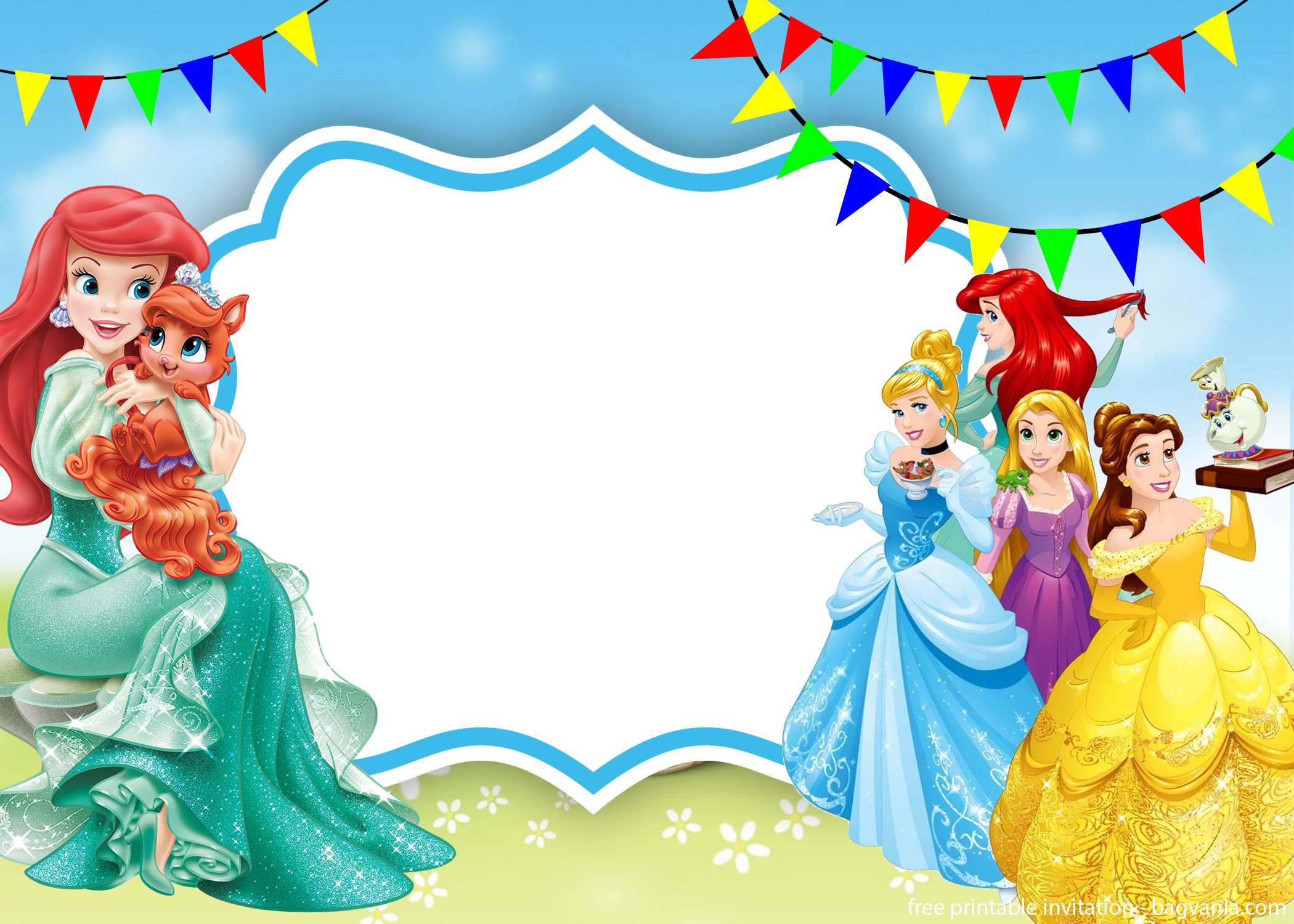 Disney Princess Birthday Free Printables Printable Templates