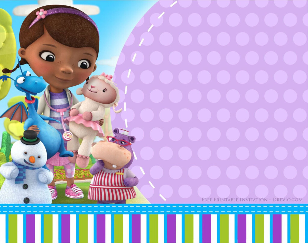 Doc McStuffins Birthday Invitation Templates Download Hundreds FREE 