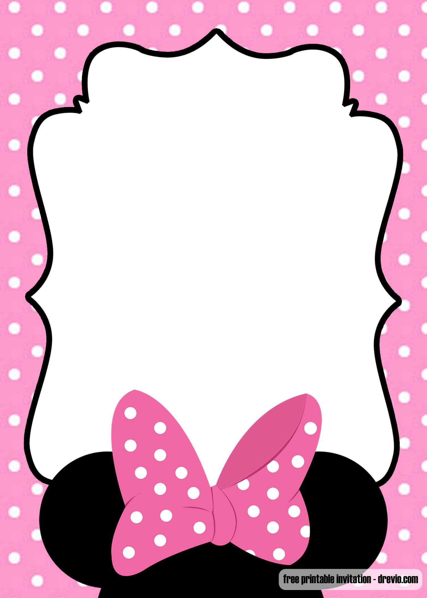 Downloadable Free Printable Minnie Mouse Birthday Banner Template The 