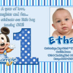 Free 1st Birthday Invitation Templates Printable