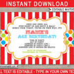 Free Carnival Invitation Template