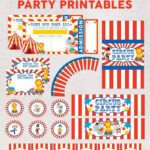 Free Circus Party Printables PRINTABLE TEMPLATES