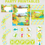 FREE Dinosaur Party Printables Party With Unicorns