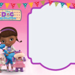 Free Doc Mcstuffins Birthday Invitations Templates Printable Templates