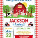 FREE Farm Party Invitation Template Printable Download Hundreds