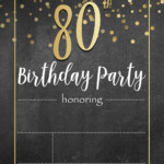 FREE Golden Confetti Adult Invitation Templates Download Hundreds