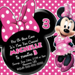 FREE Minnie Mouse Printable Birthday Invitations FREE Invitation