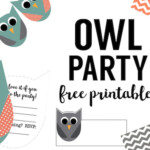 Free Owl Party Printables Paper Trail Design