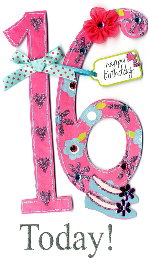 Free Printable 16th Birthday Cards Printable Templates