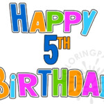 Free Printable 5th Birthday Cards Printable Templates