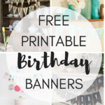 Free Printable Birthday Banners Printable Templates By Nora