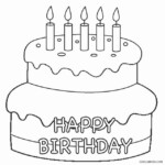 Free Printable Birthday Cake Coloring Pages For Kids Cool2bKids