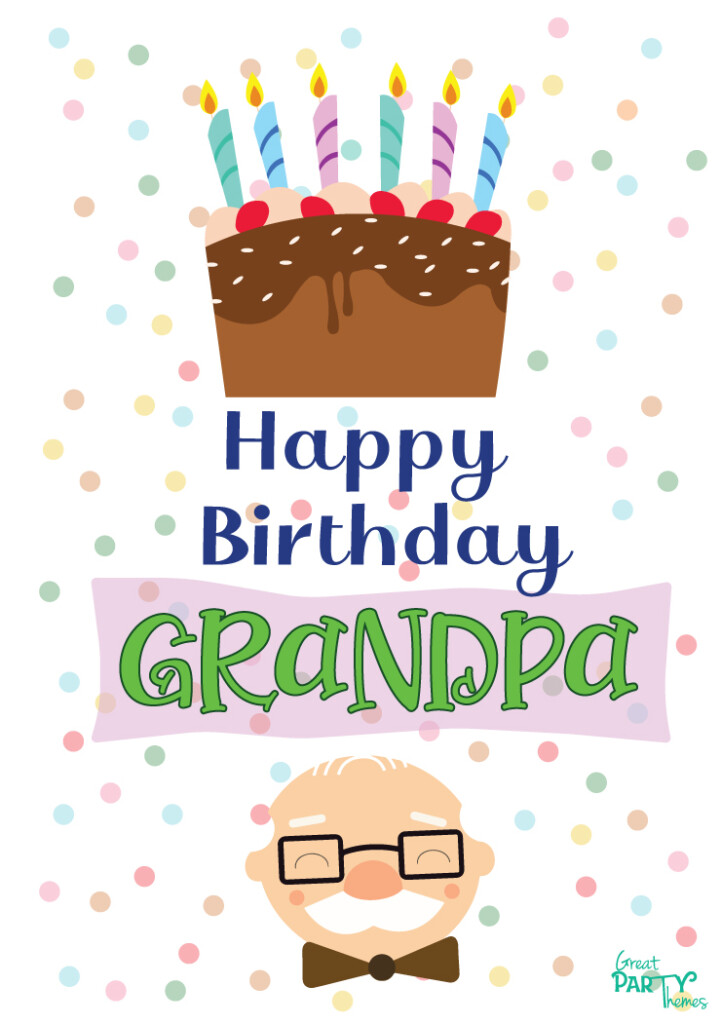 Free Printable Birthday Cards For Grandpa