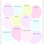 Free Printable Birthday Charts For Classroom PDF Printables Hub