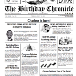 Free Printable Birthday Newspaper News From The Day You Were Born