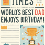 Free Printable Birthday Newspaper Printable Templates