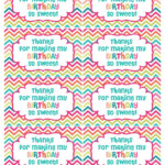 Free Printable Birthday Tags Classroom Birthday Treats Free